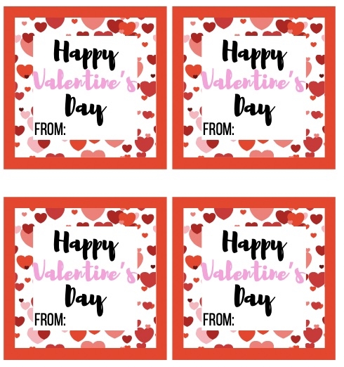 31 Free Printable Valentines Day Tags