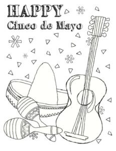 35 Free Printable Cinco De Mayo Coloring Pages