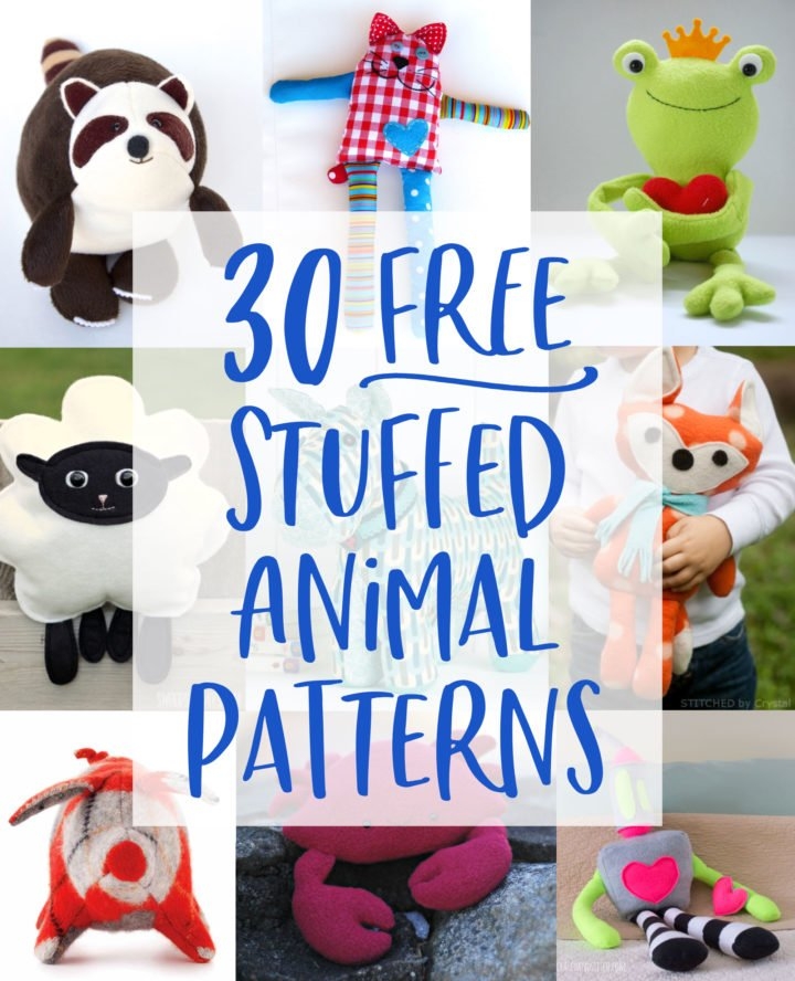 35 Free Stuffed Animal Sewing Patterns SineadJackson
