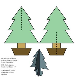 3D Christmas Templates 15 Free PDF Printables Printablee