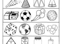 Free Printable 3D Shapes Worksheets For Kindergarten
