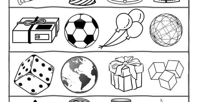 Free Printable 3D Shapes Worksheets For Kindergarten