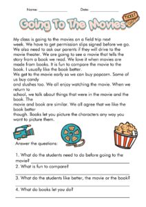 3rd Grade Reading Comprehension Skills Worksheets SkillsWorksheets