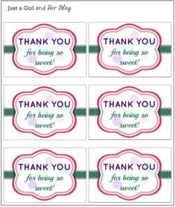 4 Best Images Of Free Printable Thank You For Coming Tags Free