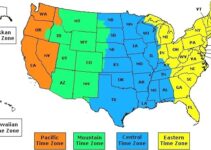 Free Time Zone Map Usa Printable