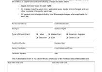 Free Printable Credit Card Authorization Form