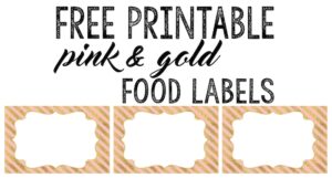 45 Free Printable Food Labels For Buffet