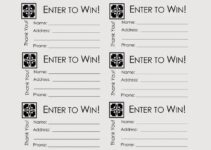 Free Printable Raffle Ticket Template Download