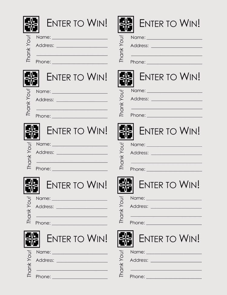 45 Free Raffle Ticket Templates Make Your Own Tickets