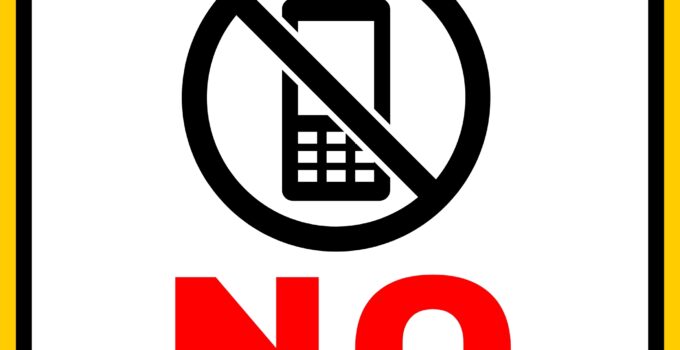 Free Printable No Cell Phone Sign