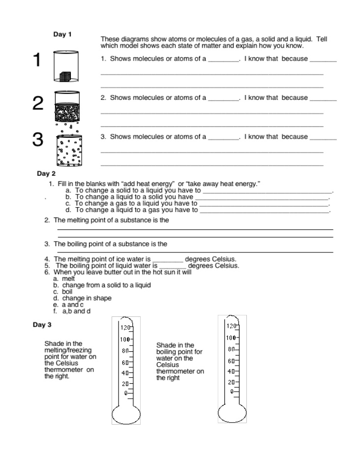 Free Printable Science Worksheets For 4Th Graders