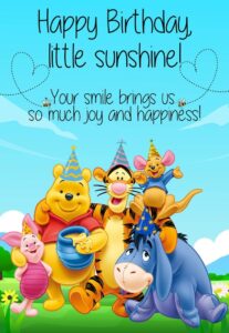 5 Awesome Pooh Bear Printable Birthday Cards Messages PRINTBIRTHDAY