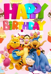 5 Awesome Pooh Bear Printable Birthday Cards Messages PRINTBIRTHDAY