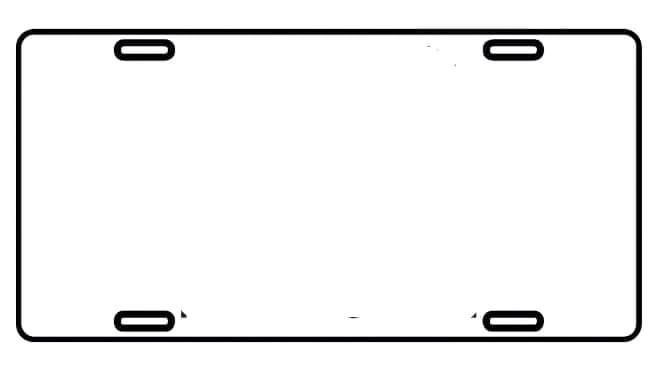 5 Best Free Printable License Plate Template Artofit