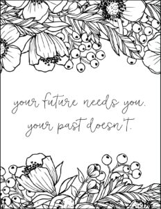50 Best Printable Inspirational Quote Coloring Pages World Of Printables