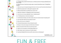 Christmas Party Games Adults Free Printable
