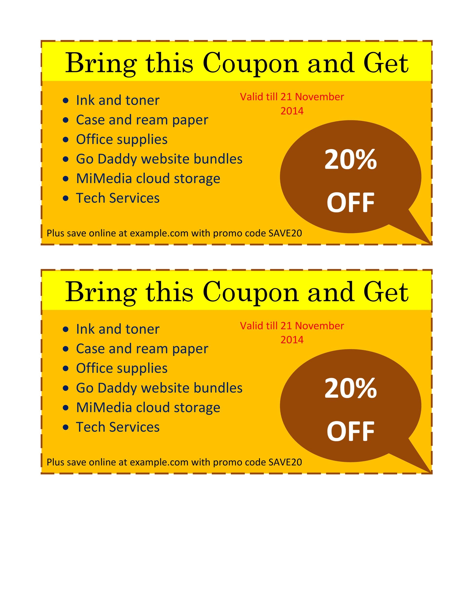 50 Free Coupon Templates TemplateLab
