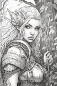50 Free Fantasy Coloring Pages For Adults Printable