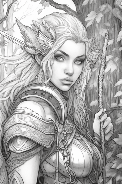  50 Free Fantasy Coloring Pages For Adults Printable