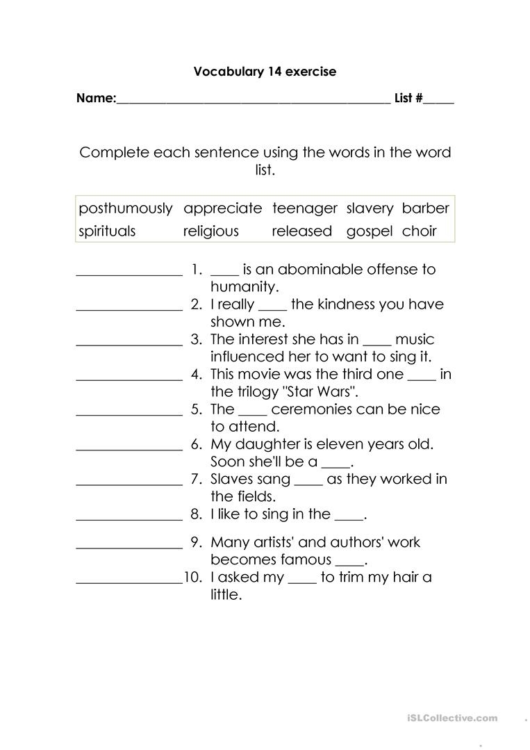 5th Grade Language Worksheets Language Worksheets