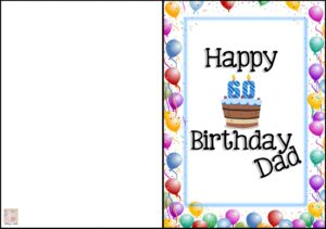 6 Best Images Of Free Printable Birthday Cards Dad Happy Birthday Dad