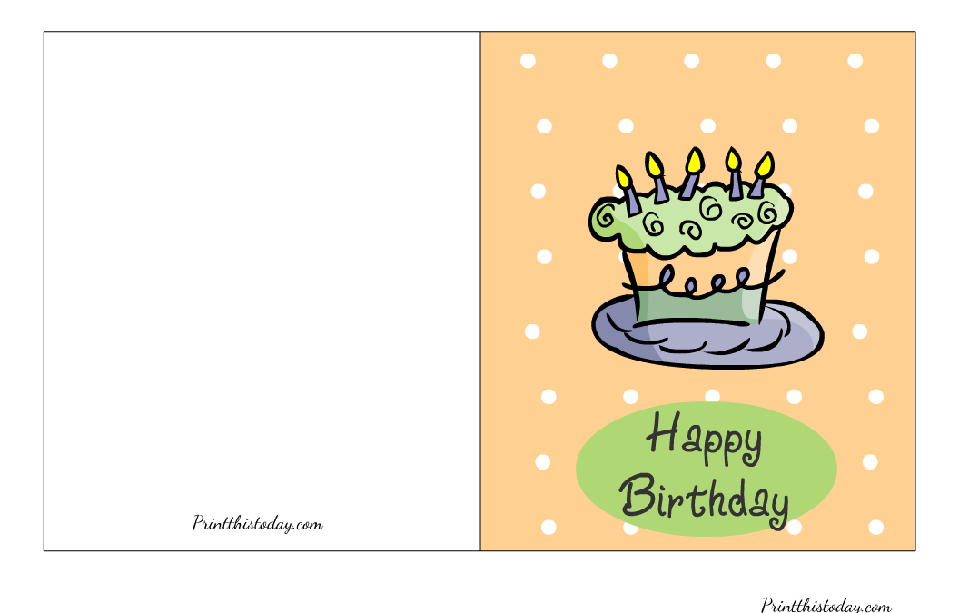 65 Cute Free Printable Birthday Cards For Everyone