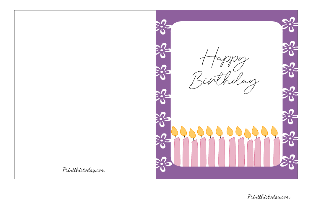 65 Cute Free Printable Birthday Cards For Everyone