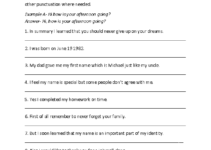 6Th Grade Language Arts Worksheets Printable Free
