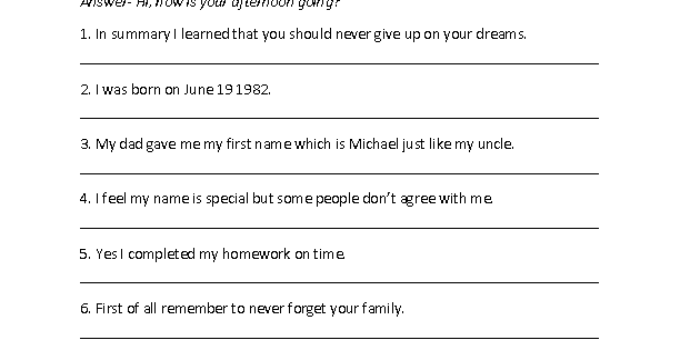 6Th Grade Language Arts Worksheets Printable Free