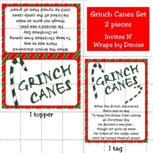 7 Best Images Of Candy Cane Poem Printable Tag Grinch Candy Cane Poem