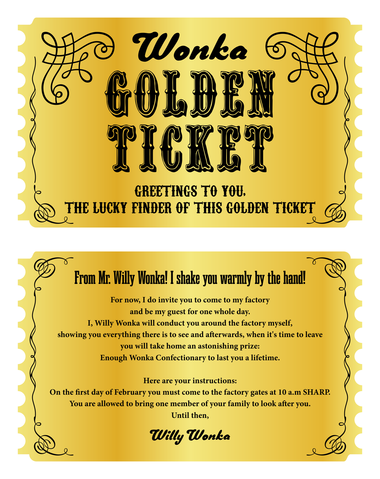 7 Best Images Of Editable Printable Wonka Golden Ticket Printable 