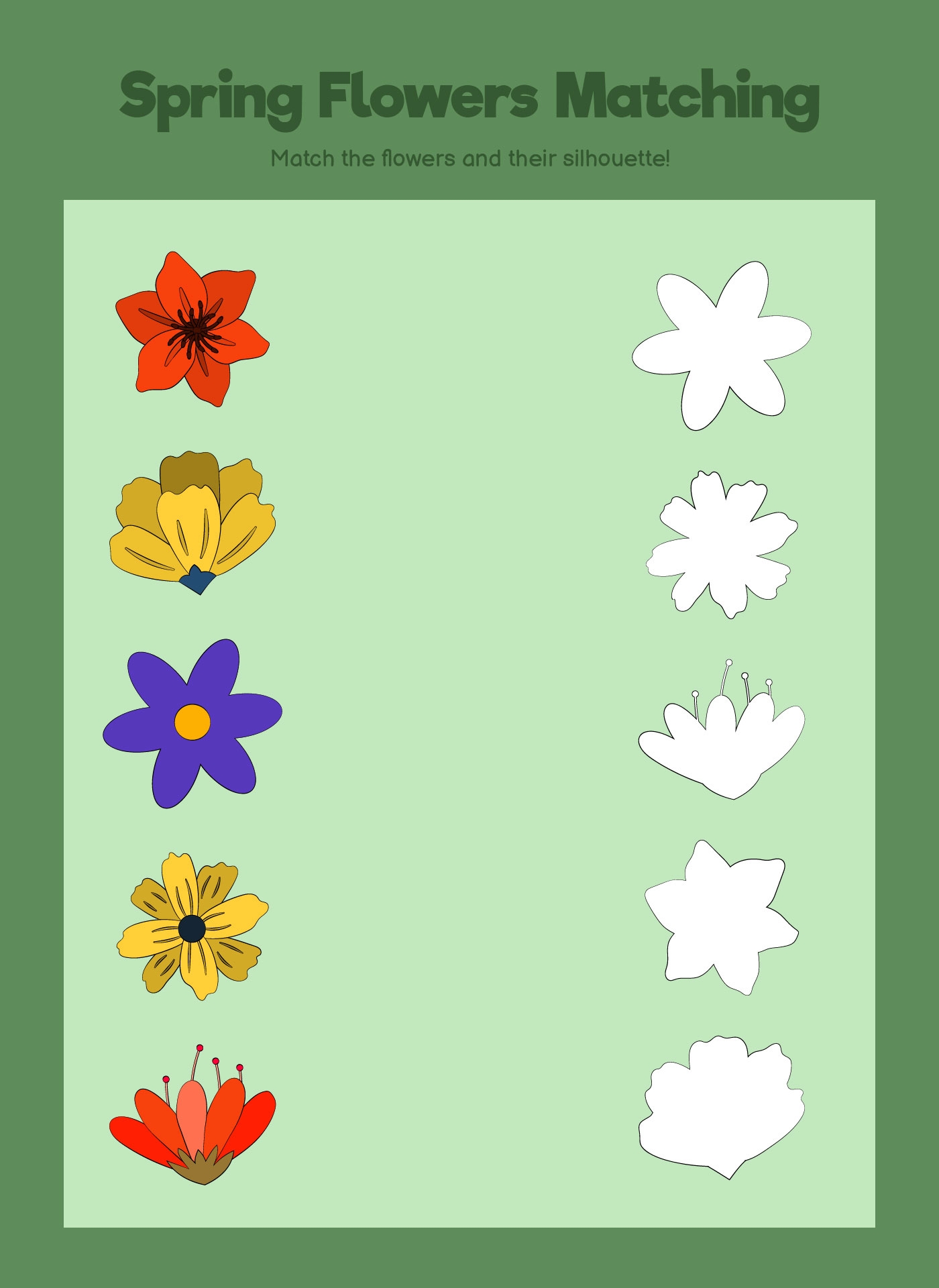Free Printable Spring Worksheets For Kindergarten