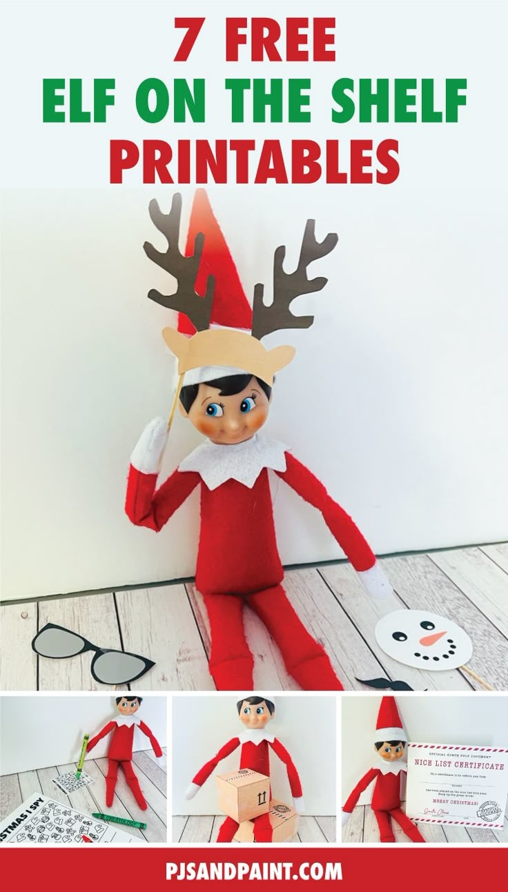 7 Free Elf On The Shelf Printables Last Minute Elf On The Shelf Ideas 