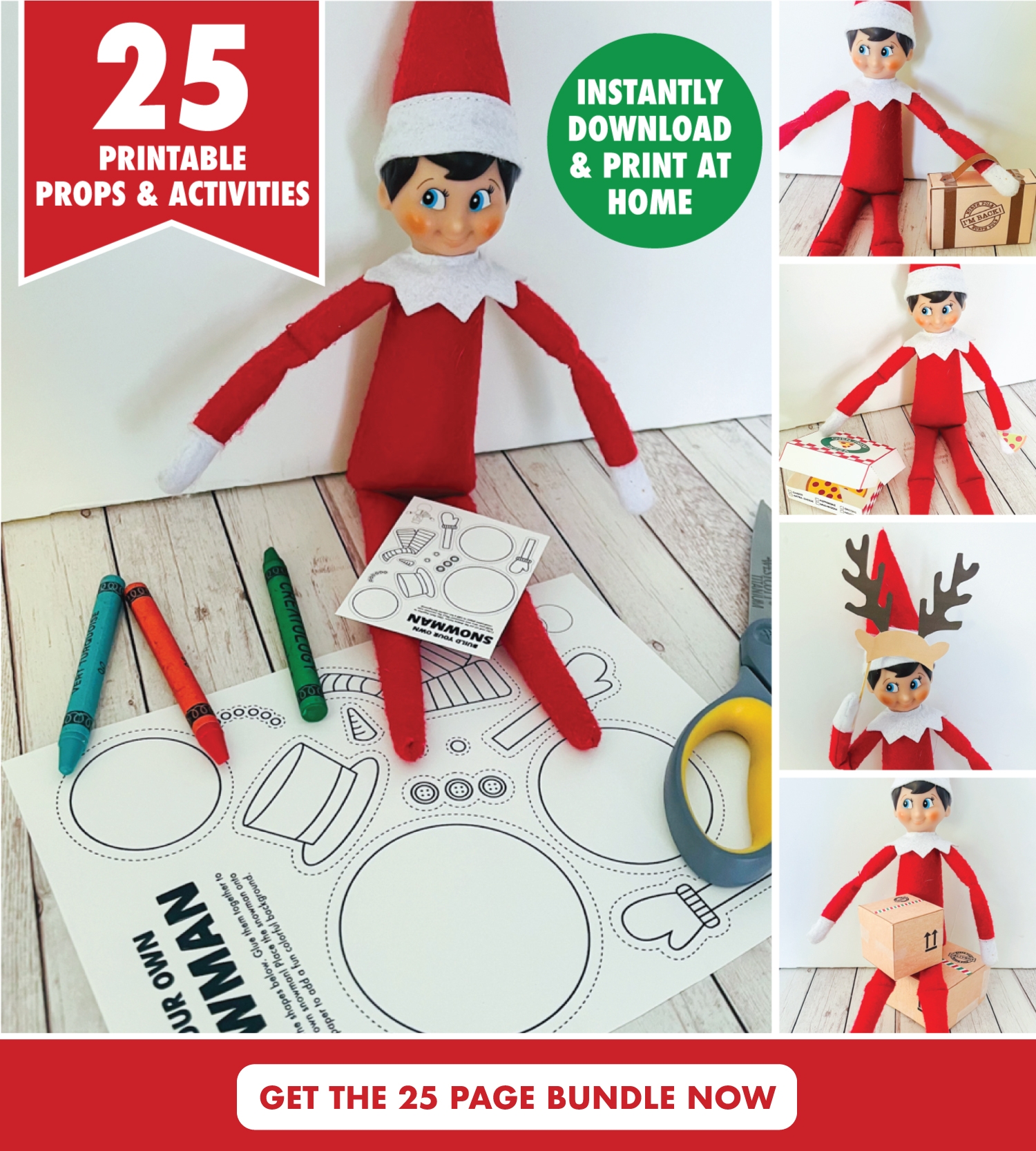 7 Free Elf On The Shelf Printables Last Minute Elf On The Shelf Ideas