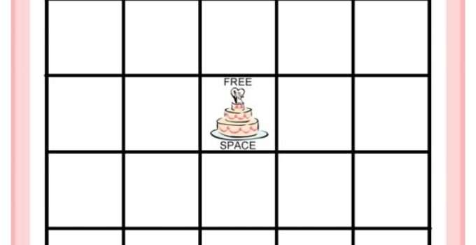Free Printable Bingo Cards For Bridal Shower
