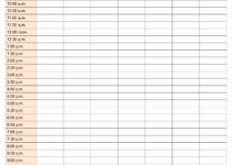 Free Printable 24 Hour Daily Planner