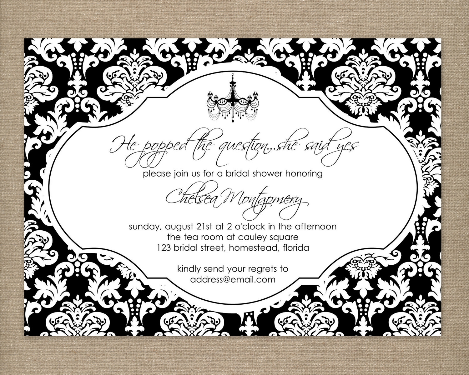 8 Best Images Of Black And White Birthday Invitation Templates 