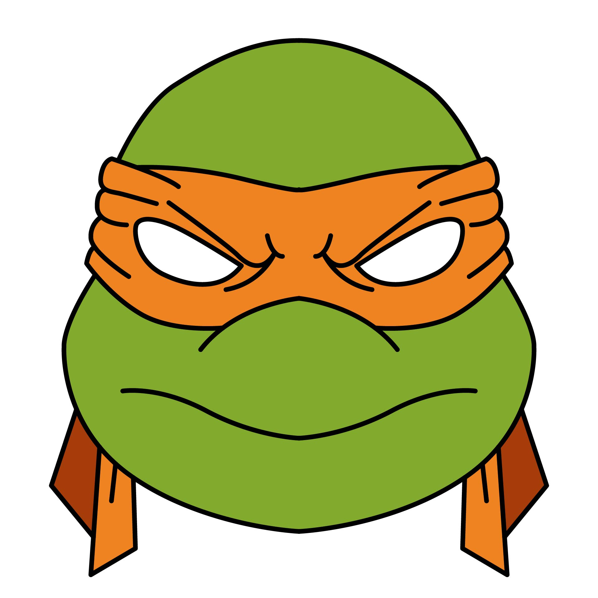 Free Printable Ninja Turtle Mask Template
