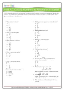 8th Grade Common Core Math Worksheets CommonWorksheets
