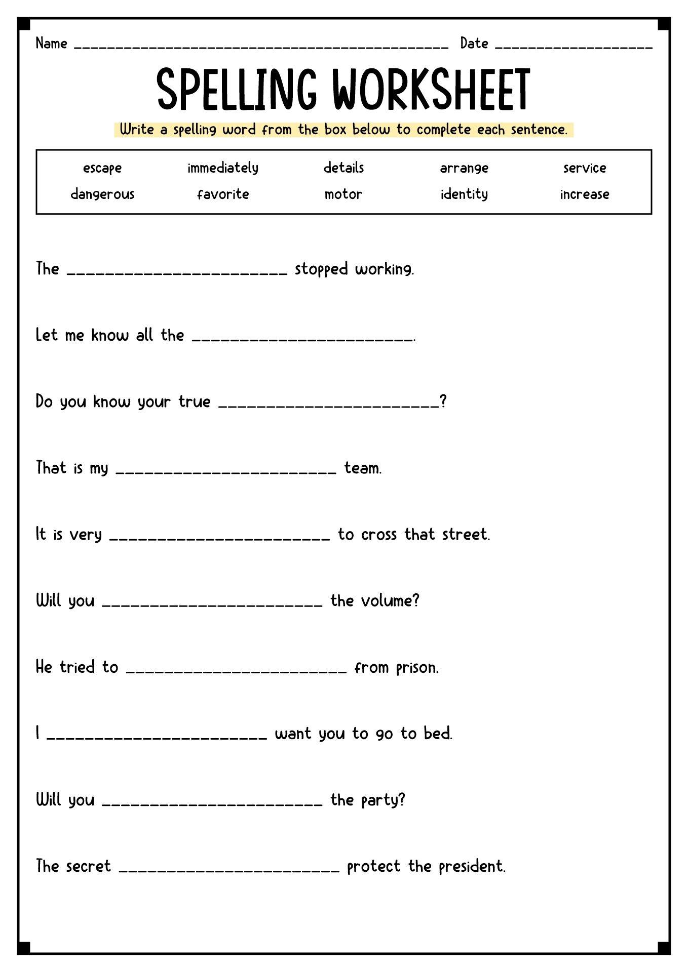 6Th Grade Language Arts Worksheets Printable Free