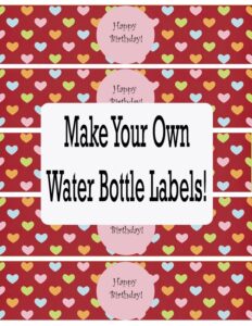 9 Best Images Of Free Printable Wedding Water Bottle Templates Free