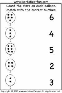 9 Best Images Of Printable Number Match For Preschool Number Matching