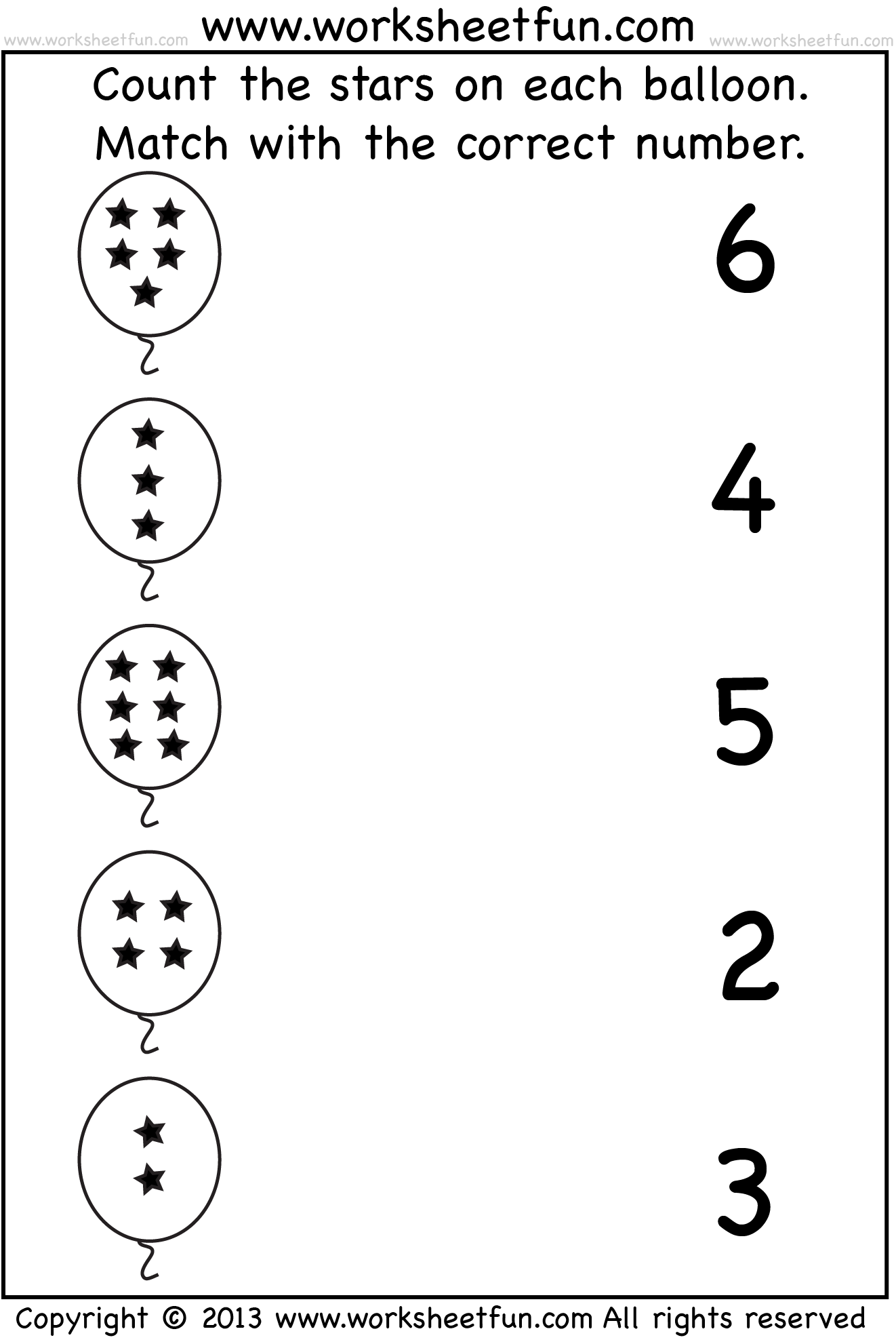 9 Best Images Of Printable Number Match For Preschool Number Matching 