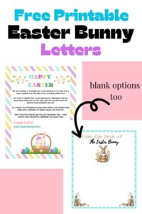 9 Letters From The Easter Bunny Free Printables