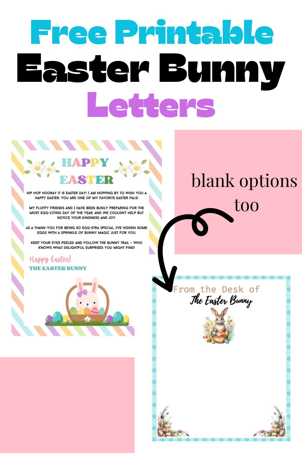 Free Printable Letters From The Easter Bunny