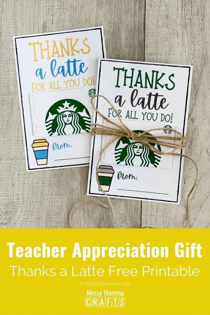 A Free Printable Card Makes The Perfect Teacher Appreciation Gift Say 