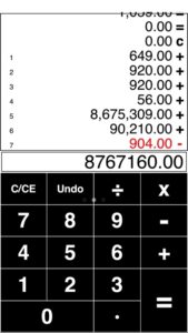 Adding Tape Printing Calculator With Virtual Tape By Joe Fratianni