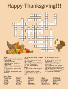 Adult Thanksgiving Games 13 Free PDF Printables Printablee