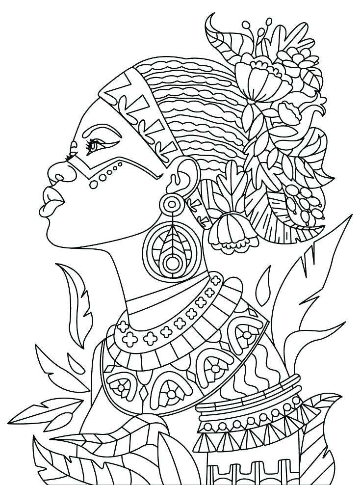 Free Printable African American Coloring Sheets