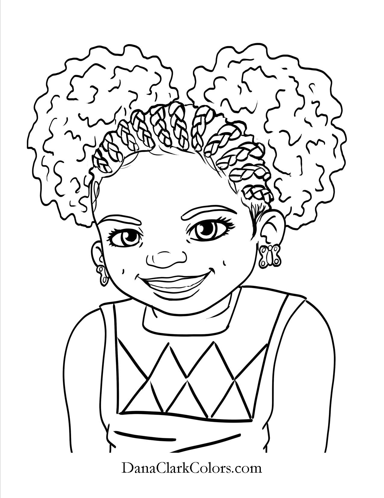 African Girl Coloring Pages At GetColorings Free Printable 